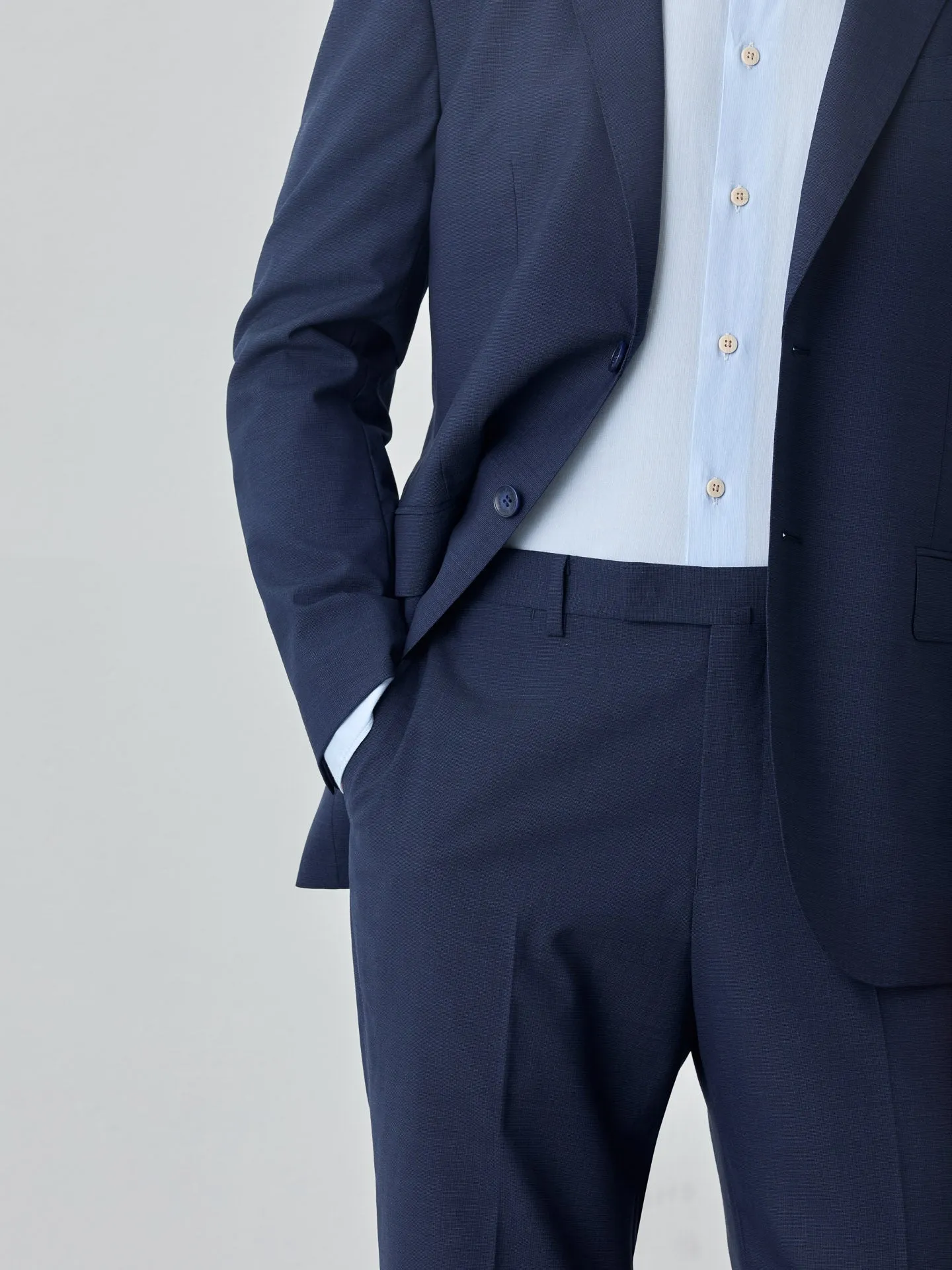 Regular fit Nailhead Business suit