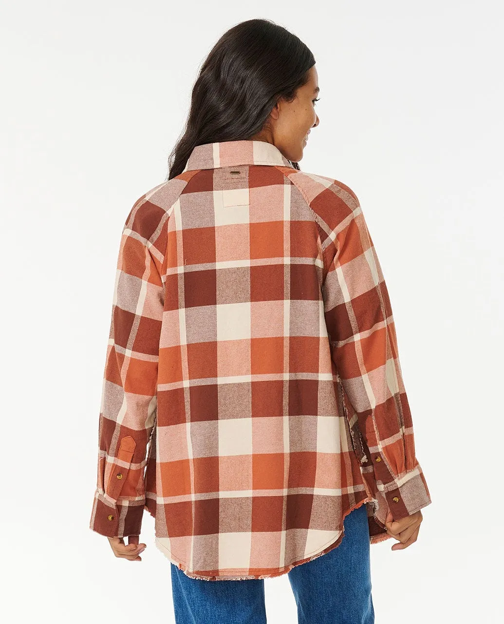 Rip Curl Pacific Dreams Cotton Flannel Shirt - Cinnamon