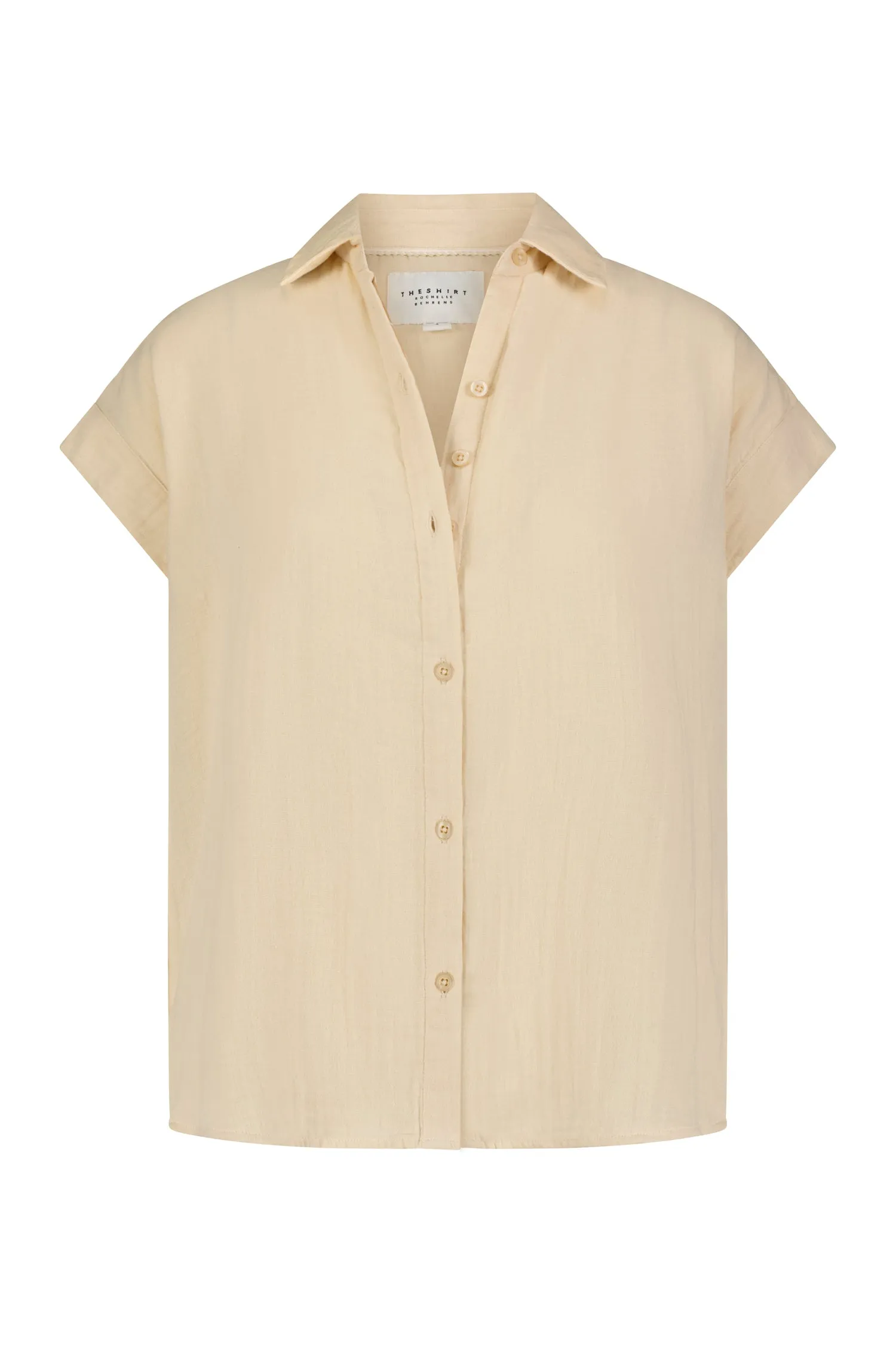 The Short Sleeve Boyfriend Shirt in Cotton
