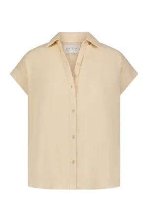 The Short Sleeve Boyfriend Shirt in Cotton