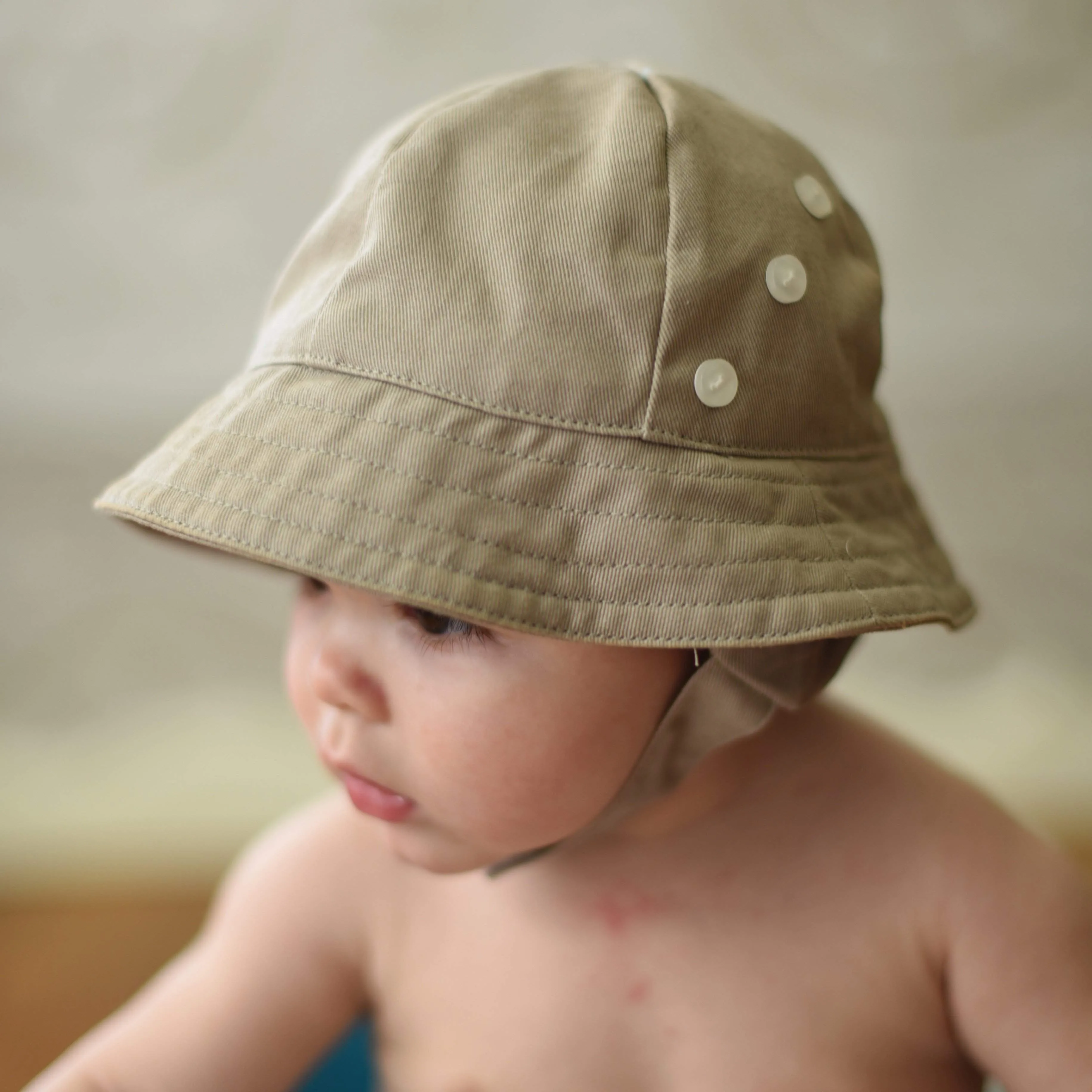 Tyrolean Sand UPF 25  Hat with Chinstrap