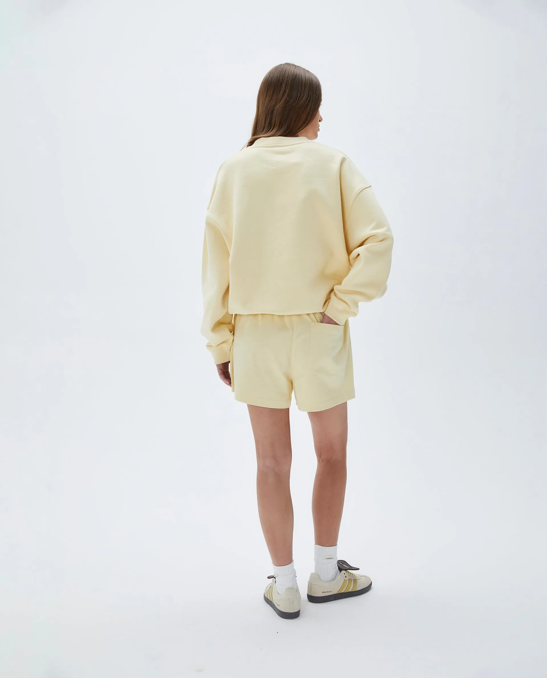 Vacation Relaxed Sweatshirt - Butter Yellow