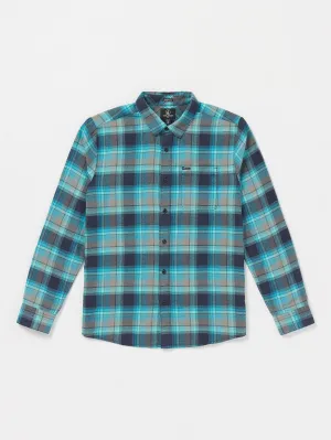 Vedder Stone Long Sleeve Shirt - Midnight Blue