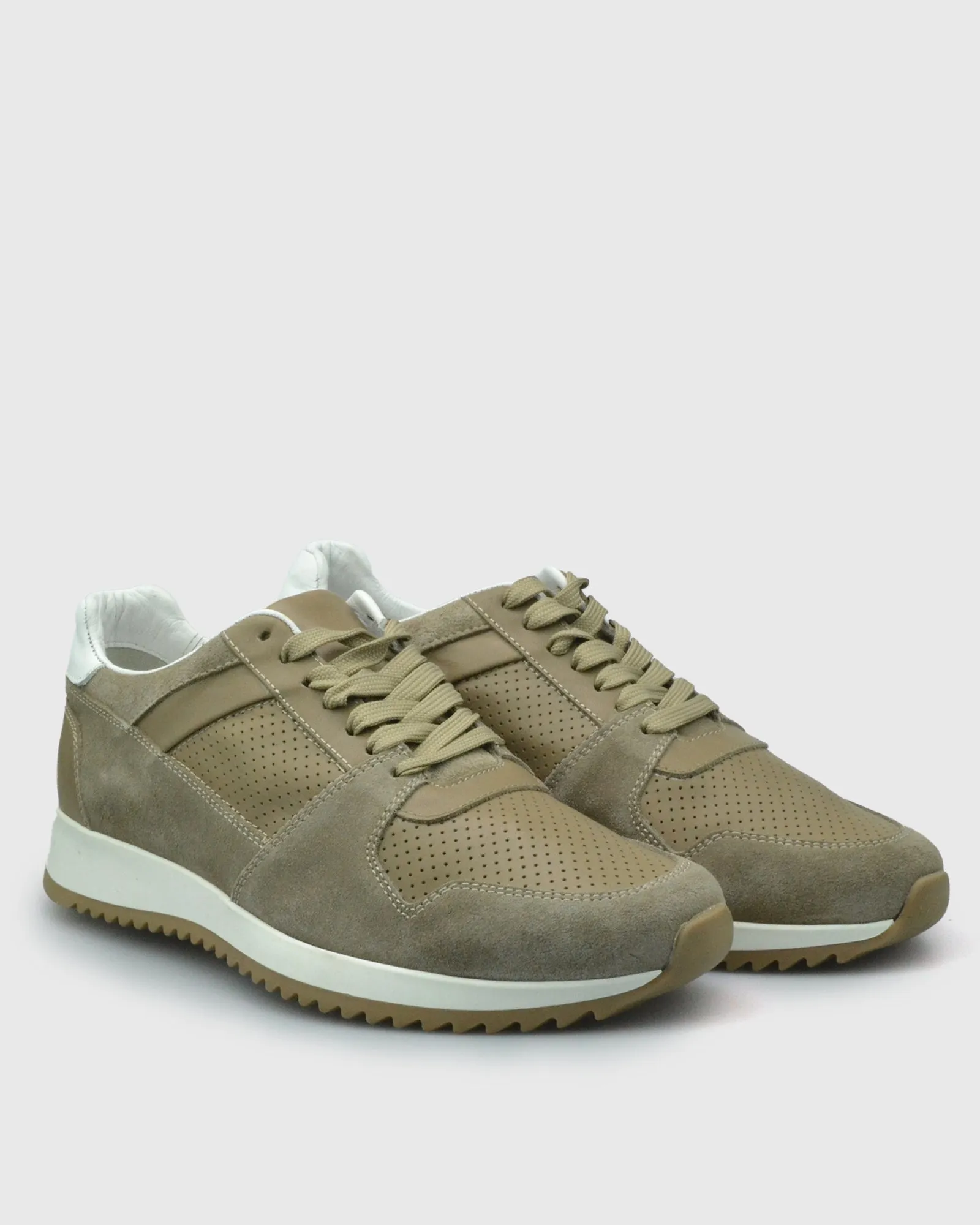 VINCENT & FRANKS S21-VF SAND LEATHER SNEAKER