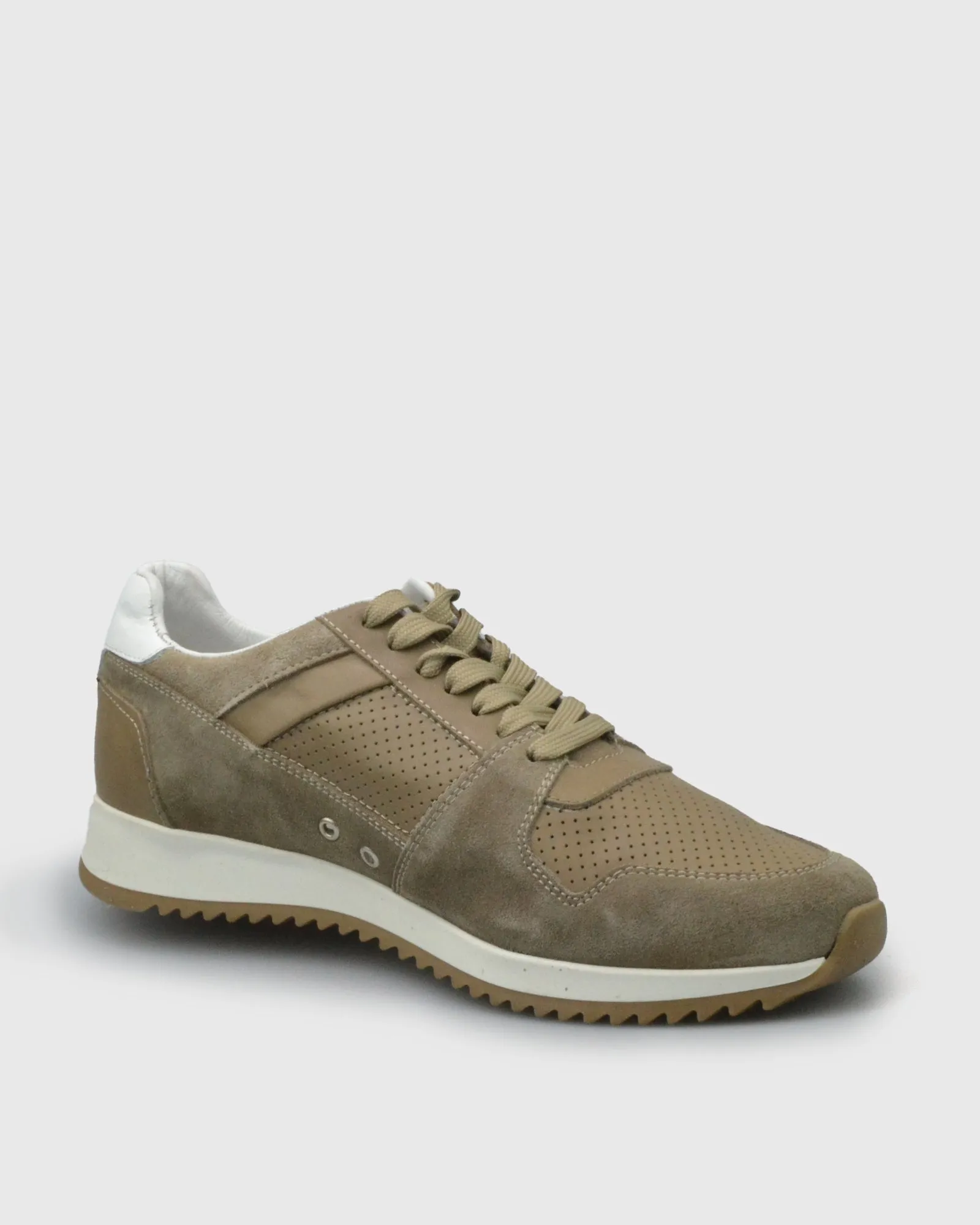 VINCENT & FRANKS S21-VF SAND LEATHER SNEAKER