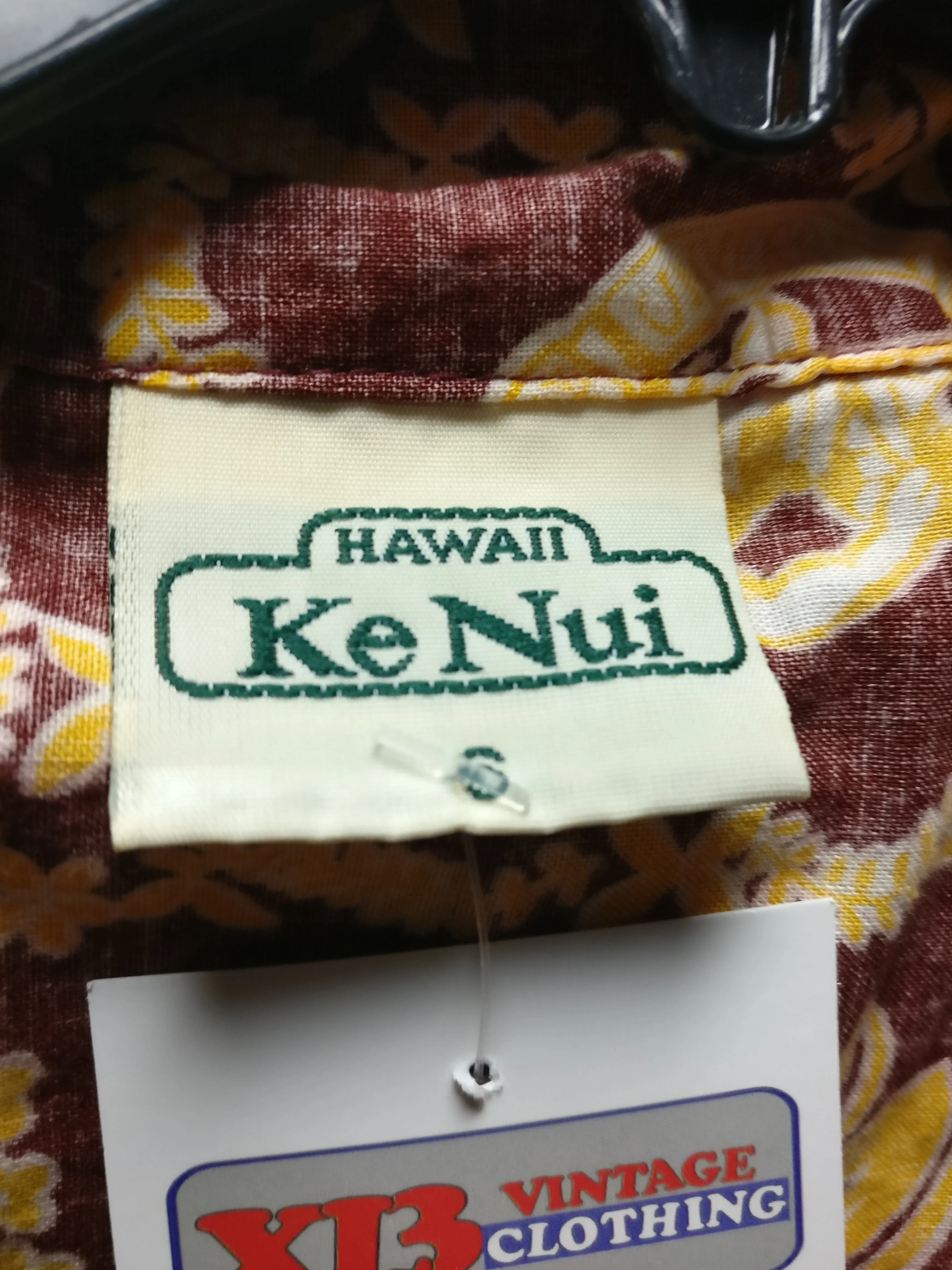Vintage USC TROJANS NCAA Ke Nui Cotton Hawaiian Shirt S