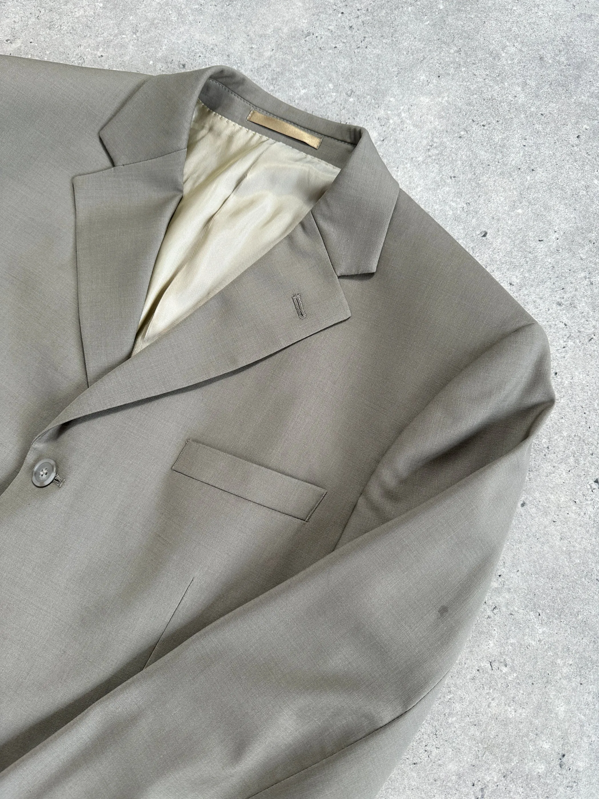 Vintage Wool Single Breasted Suit - 44R/W34