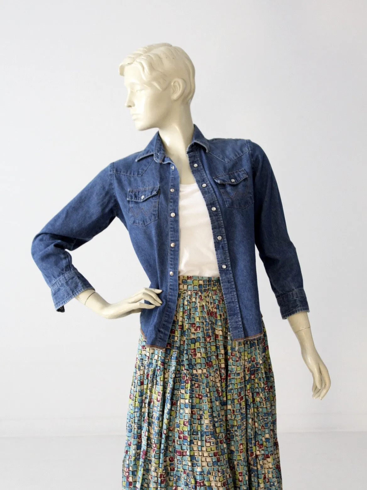 vintage Wrangler denim shirt