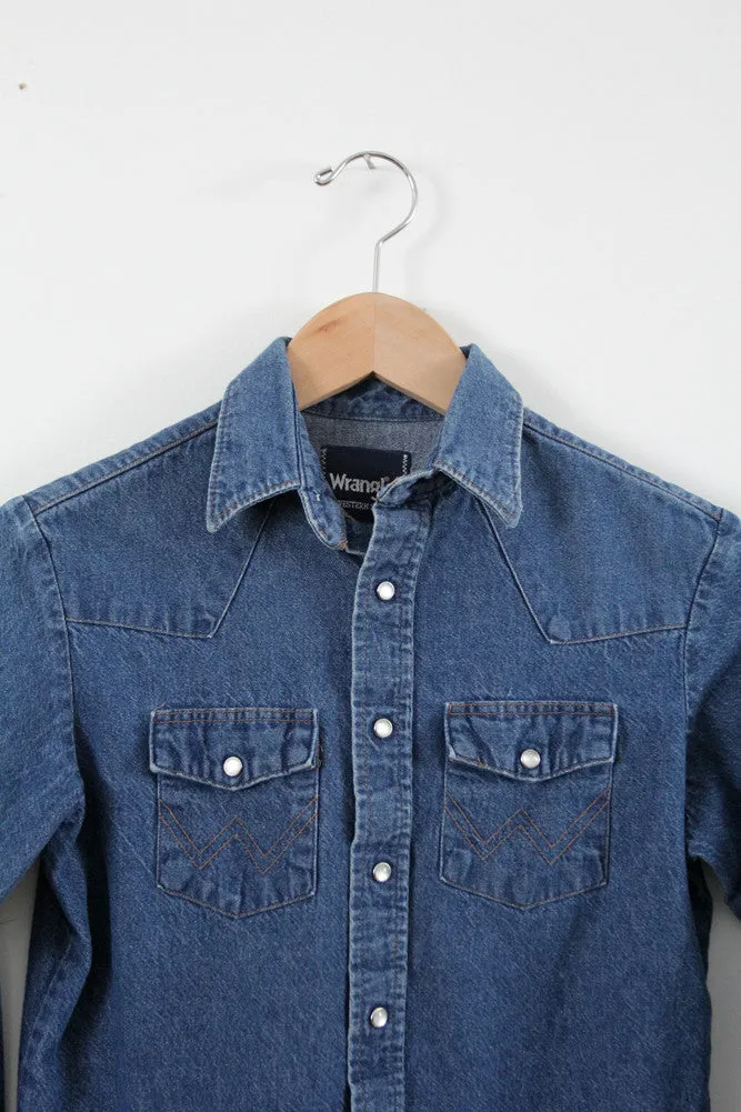 vintage Wrangler denim shirt