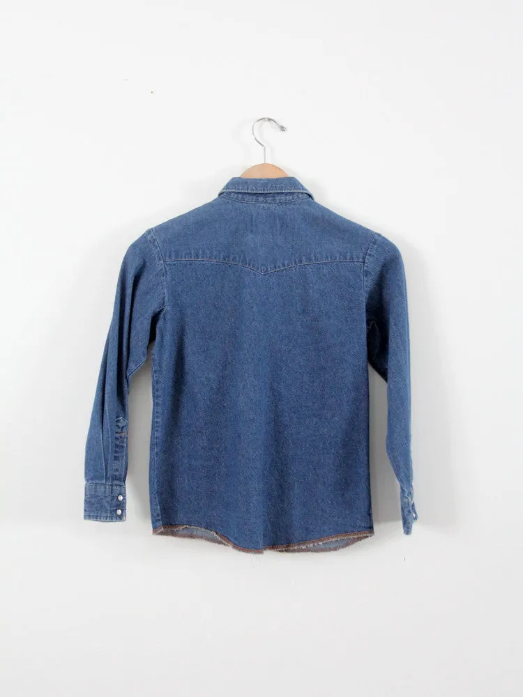 vintage Wrangler denim shirt