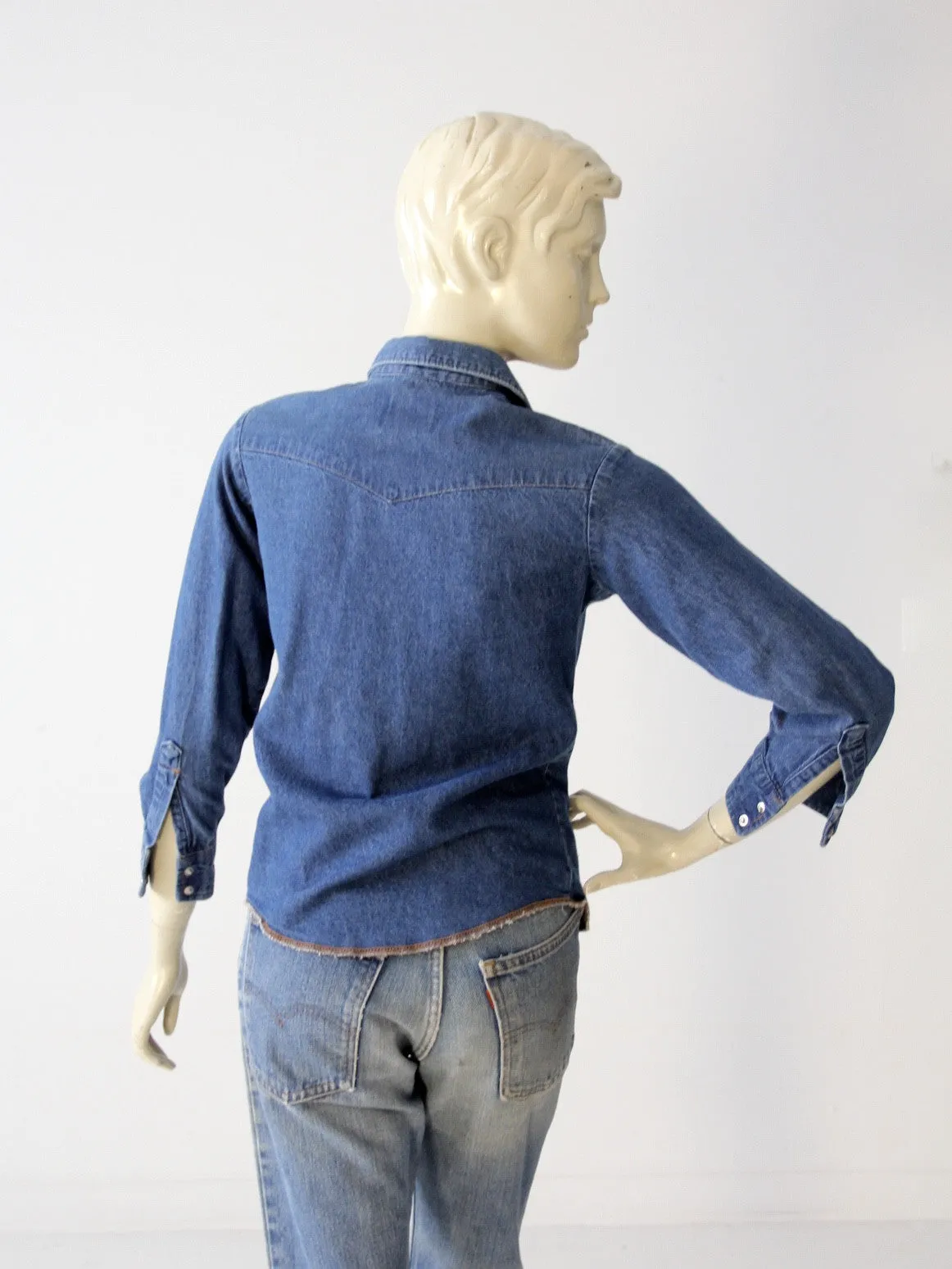 vintage Wrangler denim shirt