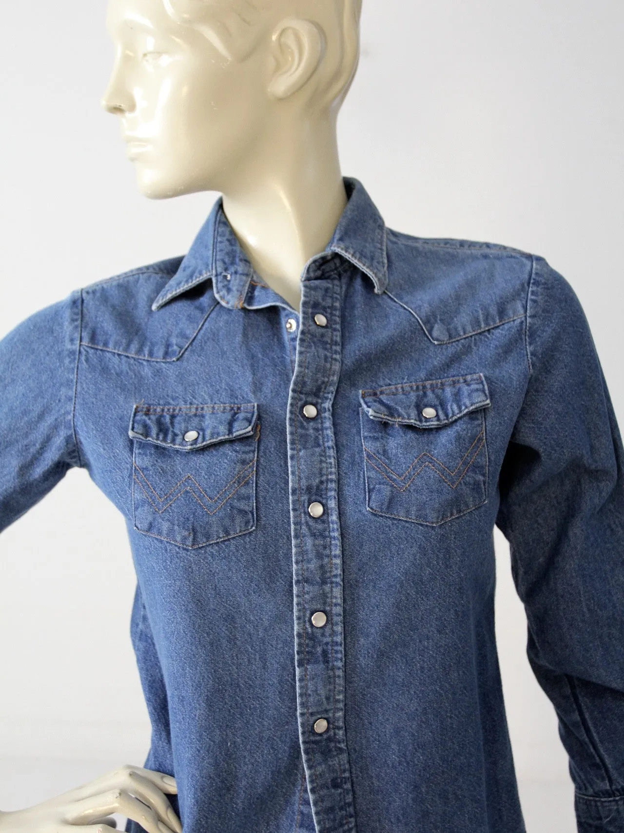 vintage Wrangler denim shirt