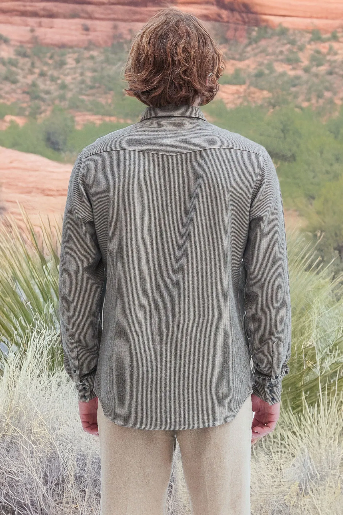 West Major - Railroad Western Stripe Flannel Shirt