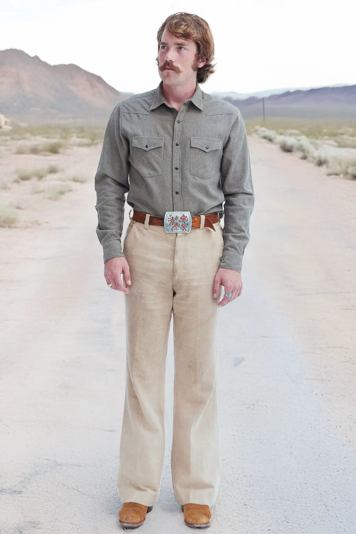 West Major - Railroad Western Stripe Flannel Shirt