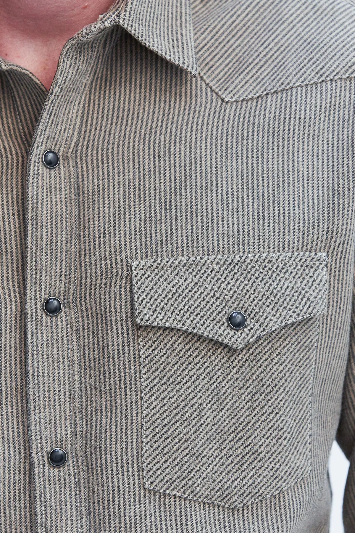 West Major - Railroad Western Stripe Flannel Shirt
