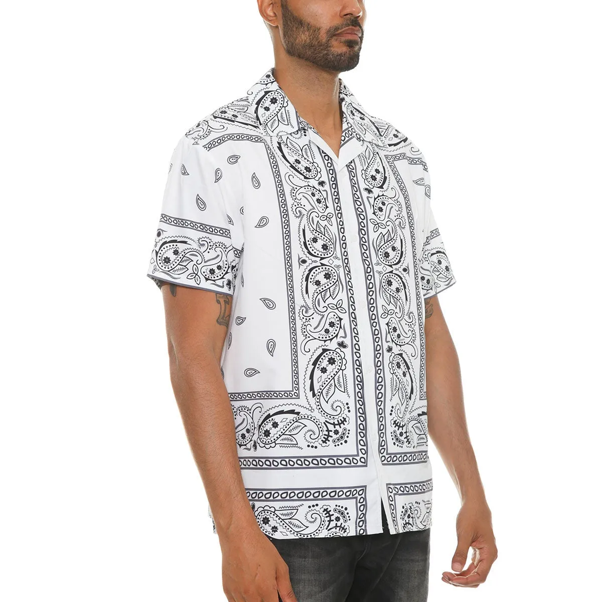White Paisley Trill Shirt